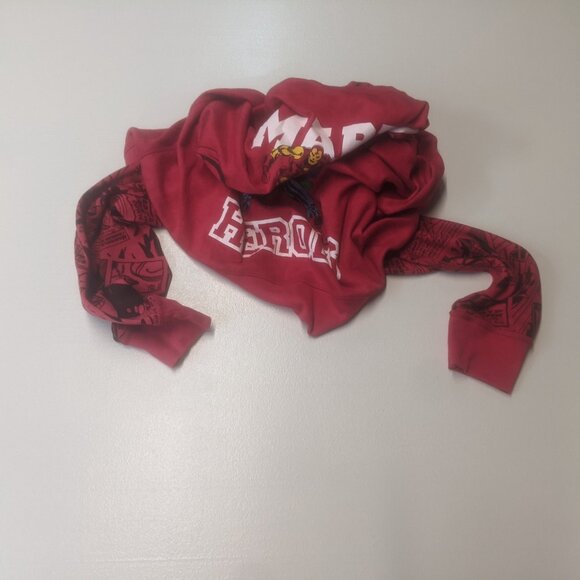 Marvel Comic Heroes Reversible Sweatshirt Red and Black *Size Youth XL/Adult S - Picture 15 of 16